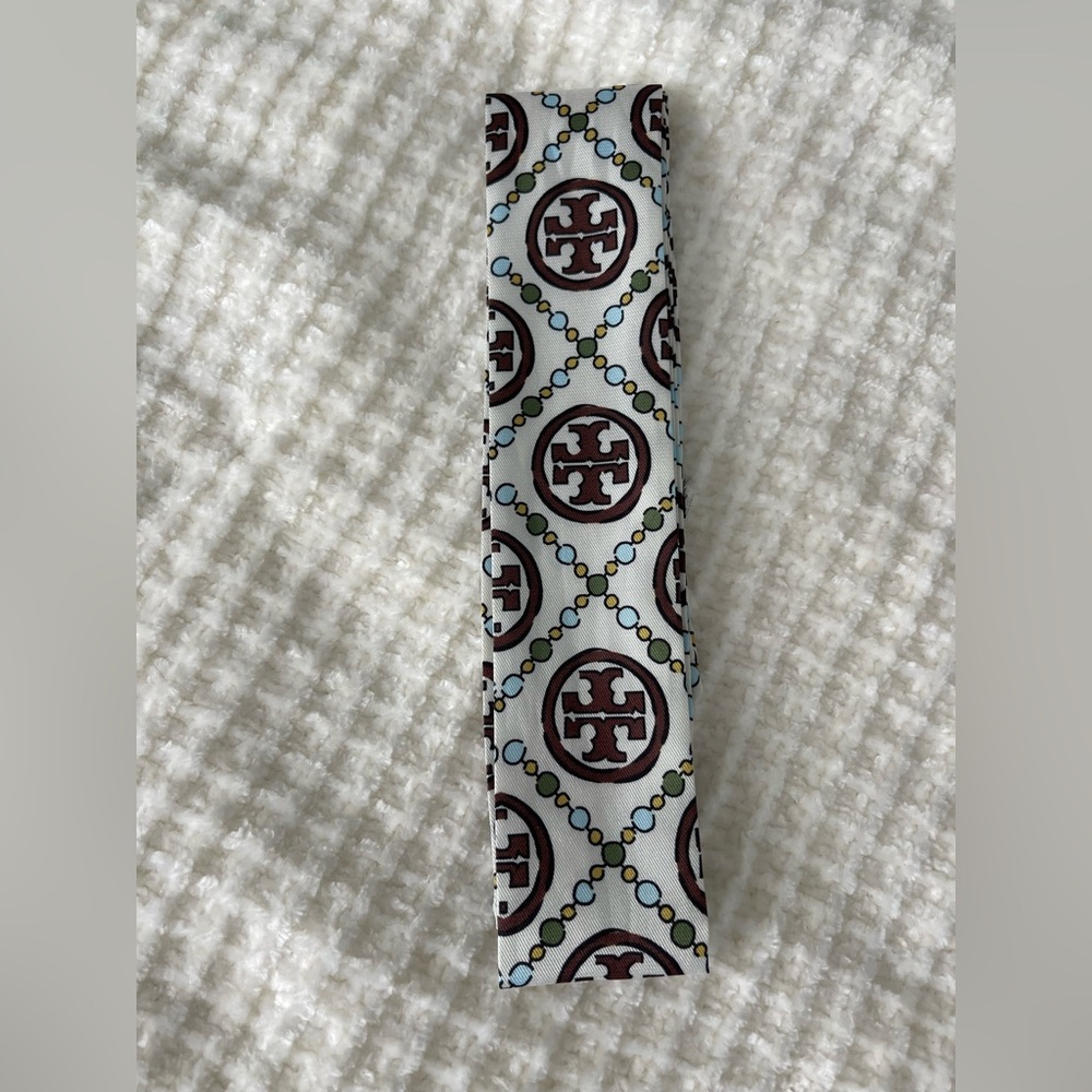 Tory Butch Silk Twilly Scarf - Picture 4 of 4